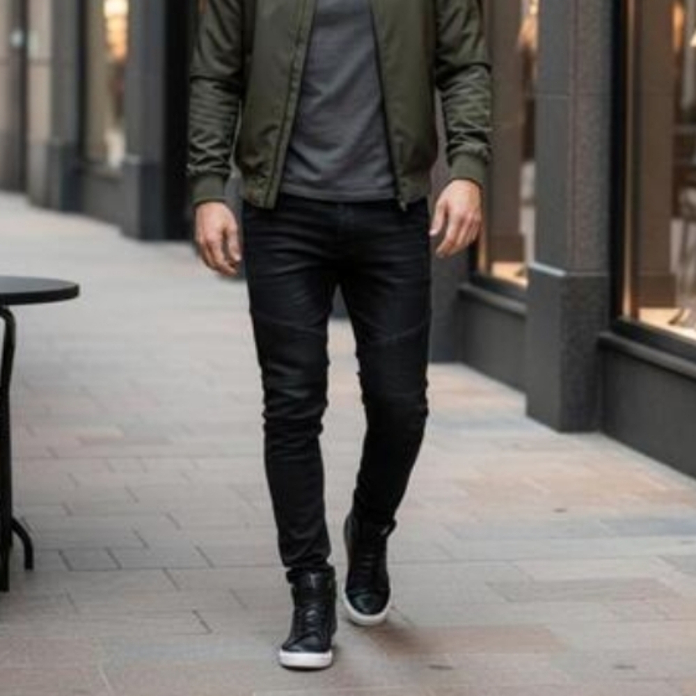 Buffalo Daivd Bitton Men's Max-X skinny fit Moto W36/L30